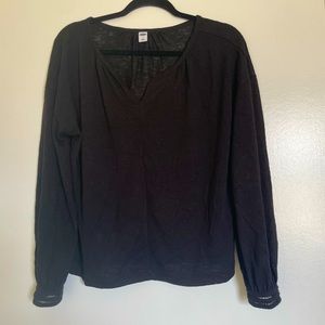 Gently worn. Black long sleeve